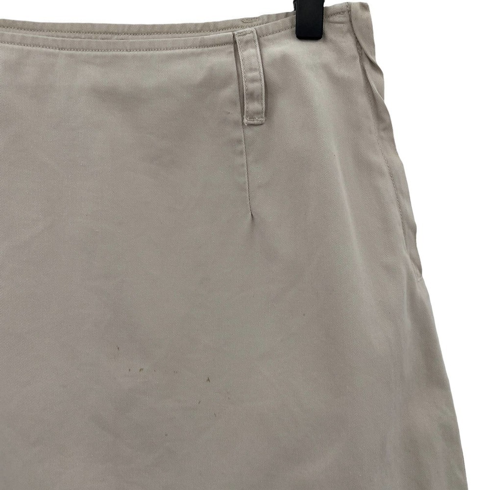 Vintage 90s Tan Mini Skirt The Limited Chino A-Line 100% Cotton | Small Sz 4/6 - Picture 6 of 11